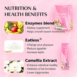 Control de peso OEM compatible con la función intestinal saludable supresor del apetito desintoxicación enzima adelgazante Jelly Stick - Product Image 2