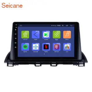 Seicane 9 Zoll Android Autoradio Radio GPS Navigation für Mazda 3 Axela 2013 2014 2015 2016 2017 2018 Support Mirror Link