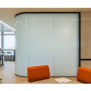 ฉากกั้นห้องแบบเต็มความสูง ดีไซน์ทันสมัย โครงอะลูมิเนียมสำหรับตกแต่งภายใน <span class=keywords><strong>ผนัง</strong></span>กระจกสำหรับสำนักงานอัจฉริยะ - Product Image 2