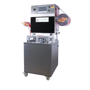 RJ-TBG260 semi-automatique vide azote gaz scellant Machine Carton viande nourriture <span class=keywords><strong>carte</strong></span> emballage frais modifié atmosphère plateau scellant - Product Image 1