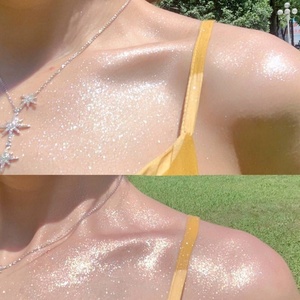 Spray illuminateur minéral scintillant 4 couleurs 60g, poudre bronzante pour le corps et le visage, maquillage éclatant pour le visage et le corps - Product Image 5