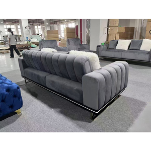 PZCN casa in velluto componibile di lusso moderno reclinabile <span class=keywords><strong>Minimal</strong></span> soggiorno divano Set mobili - Product Image 3