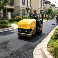 Mini-compacteur vibrant à roues pour la construction de routes et de places publiques – Vente chaude