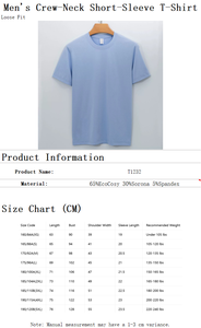 T-shirt Estiva da Uomo in Modal 220 GSM, a Maniche Corte, Vestibilità Regolare, Casual, Traspirante, Elastica, Asciugatura Rapida, Collo Tondo - Product Image 3