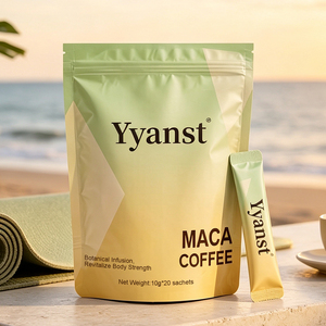 Infusión Botánica Revitalizante para el Cuerpo, Café de Maca, 10g*20 Sobres, Bebida Instantánea para el Bienestar, Marca Privada OEM - Product Image 3