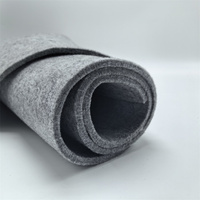 Le feutre fait sur commande de polyester lambrisse le panneau acoustique gris de fibre de polyester pour la voiture