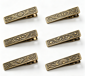 Bracelet manchette vintage en bronze antique, motif floral géométrique, en cuivre pur, ajustable, bijoux unisexe - Product Image 2