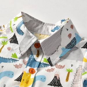 Tenues pour bébés, vêtements pour hommes, costume formel, ensembles chemise et pantalon à motifs de dessins animés pour garçons de Chine - Product Image 3