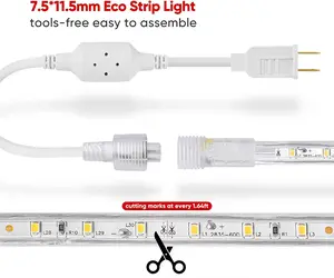Dropshipping 2023 hot brand ETL led light wall decor cuttable flessibile led strip lights