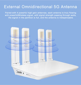 Router Wifi 5G Cpe para <span class=keywords><strong>100</strong></span> Usuarios, Router 5G Lte Inalámbrico Wifi6 802.11Ax 1800Mpbs, Módem 3G 4G 5G, Router Gigabit con Ranura para Tarjeta SIM - Product Image 6