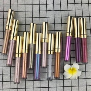 Brillant à lèvres scintillant avec logo personnalisé 12 couleurs <span class=keywords><strong>gloss</strong></span> à lèvres scintillant végétalien - Product Image 4