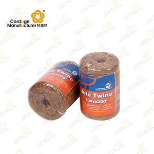 Fabrication Premium Natural Color 1 Ply Twisted Cute Baling Jute Twine