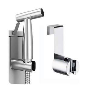Stainless Steel Toilet Portable Water Sprayer Seat Bidet Handheld Sprayer Holder Toilet Bidet Sprayer Holder <b>Hook</b> Hanger - Product Image 1