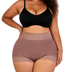 Women's Adults High Waist Firm Control Everyday Breathable Eco-Friendly High Compression ODM <b>Shapewear</b> Shorts - Product Image 3