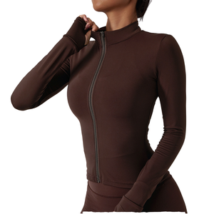 Camiseta Deportiva de Manga Larga para Hombre, Transpirable, de Spandex/Poliéster, Cuello Alto, Secado Rápido, Ropa Deportiva para Entrenamiento, Fabricada en China - Product Image 1