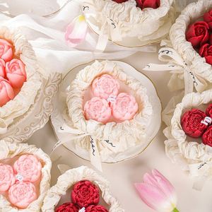 Ramo de Velas Aromáticas en Forma de Rosa Hechas a Mano, Regalo Romántico para San Valentín, Navidad y Bodas, Decoración para el Hogar - Product Image 3