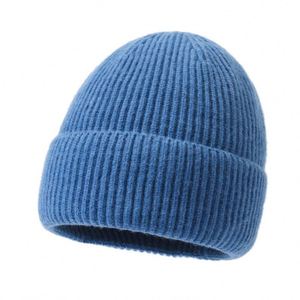 หมวกบีนนี่ไหมพรมอะคริลิก 100% ลายแจ็คการ์ด ปักโลโก้ 3 มิติ สำหรับฤดูหนาว แบบ unisex - Product Image 6