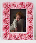 Cadeau de la Saint-Valentin, roses éternelles préservées, acrylique, naturelles, immortelles, éternelles, dans un cadre Fleur - Product Image 2