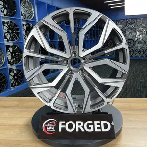 YTD Custom Replica Work BBS Alloy Wheels 14 15 16 18 20 22 Inch Matte Silver Grey Forged Rims for Tesla Model Y Model S Audi BMW