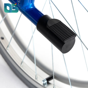 新着高品質スポーク厚手タイヤ快適通気性シート折りたたみ背もたれ膝ブレーキ手動車椅子 - Product Image 6