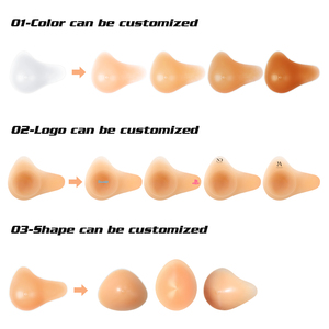 ซิลิโคนเสริมหน้าอกแบบระบายอากาศได้ดี ยี่ห้อ ONEFENG LT รุ่น Prolonged Type  สำหรับผู้ที่ต้องการเสริมหน้าอกหลังการผ่าตัด ได้รับการรับรองมาตรฐาน CE สีเบจ - Product Image 6