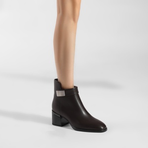<span class=keywords><strong>Botines</strong></span> <span class=keywords><strong>de</strong></span> tacón grueso negros <span class=keywords><strong>de</strong></span> Moncheer para mujer, <span class=keywords><strong>con</strong></span> punta cuadrada, formales, <span class=keywords><strong>de</strong></span> caña alta, <span class=keywords><strong>con</strong></span> cierre <span class=keywords><strong>de</strong></span> cremallera, para verano, que aumentan la altura - Product Image 1