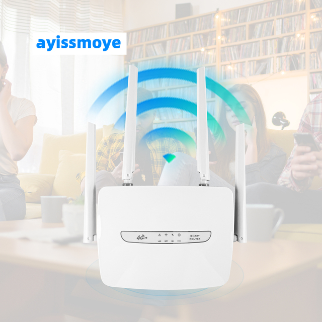 4G WiFi Router with 300Mbps Wireless Extension SIM Sim Card CPE Router for Outdoor Use Wifi Router