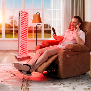 Лампа для светотерапии REDSKY 660 850 нм, инфракрасная светодиодная панель для светотерапии красным светом для тела и лица - Product Image 1