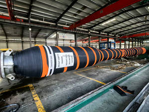 Гибкий плавающий резиновый шланг KLT для промышленного дноуглубительного и водозаборного использования - Product Image 4