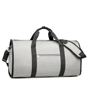 Açık seyahat çantası çok fonksiyonlu büyük boy spor çantası su geçirmez erkek takım elbise takım elbise taşıyıcı çanta