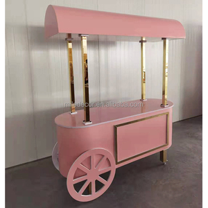 Chariot à Dessert en forme de cœur pour fête prénatale, présentoir de fleurs, ou pour bonbons - Product Image 5