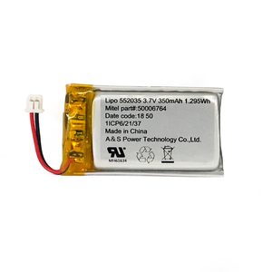 KC CB BIS UN38.<span class=keywords><strong>3</strong></span> approved lipo 552035 <span class=keywords><strong>3</strong></span>.7v 350mah lithium polymer battery - Product Image 1