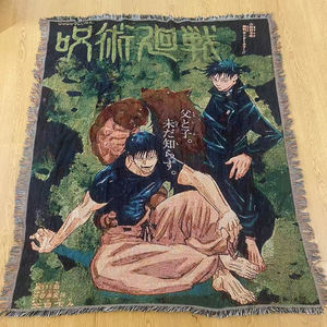 Japonais en gros personnalisé Anime tapisserie tissé Raschel jeter couverture tenture murale décor à la maison - Product Image 3