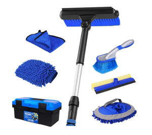 Xe làm sạch bộ dụng cụ với dài xử lý xe chi tiết bàn chải <span class=keywords><strong>Ice</strong></span> <span class=keywords><strong>scraper</strong></span> và tuyết bàn chải cho rửa xe lau <span class=keywords><strong>MITT</strong></span> - Product Image 1