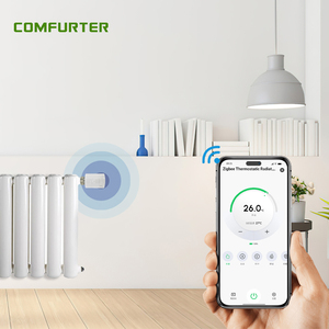 Thermostat de <span class=keywords><strong>radiateur</strong></span> intelligent programmable Tuya ZigBee TRV avec commande vocale Alexa - Product Image 3