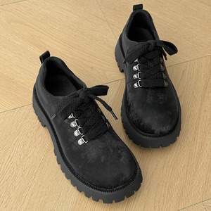 Summer new style <b>platform</b> heightening men's desert-style retro casual leather shoes with big toe holes leather <b>boots</b> - Product Image 1