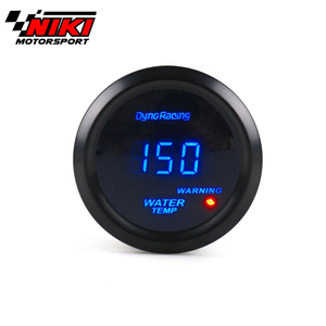 Jauge de température d'eau <span class=keywords><strong>2</strong></span> "52mm Jauge de température d'eau numérique Bleu Led Jauge de voiture Compteur de voiture avec capteur - Product Image 1