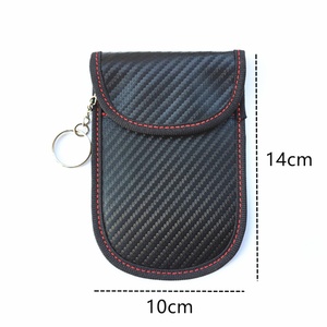 Nouveau modèle de porte-clés <span class=keywords><strong>RFID</strong></span> en PU à suspendre, étui de protection pour clés de voiture en fibre de carbone, <span class=keywords><strong>anti</strong></span>-vol, <span class=keywords><strong>anti</strong></span>-<span class=keywords><strong>RFID</strong></span>, blocage de signal, écologique - Product Image 6