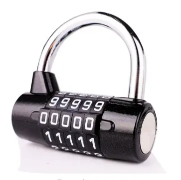 Lucchetto in lega di zinco con password di sicurezza a codice a 5 cifre per lucchetto a combinazione per armadio da palestra