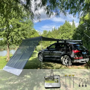 2.5M-4M Caravan End Privacy Car Suv Awning UV Blocker Wall Side Sun Shade Screens For Camper Awning
