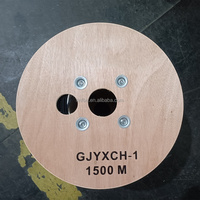 Cable de Fibra Óptica Plano para Exteriores FTTH Aéreo G652D G657A1 Monomodo de 1 Núcleo con Cubierta LSZH y Mensajero de Acero/FRP, Rollo de 1000M