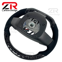 Volant de course LED personnalisé en fibre de carbone forgée et daim amélioré pour Cadillac CTS, CTS-V, XTS, SRX, ATS, CT6
