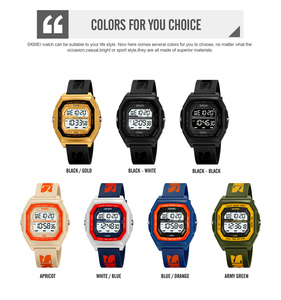 SKMEI 2282 Colorful Digital <strong>Watch</strong> for <strong>Teenager</strong> Sport Style Waterproof Relojes Hombre Digital Plastic Strap <strong>Watch</strong> Band Custom - Product Image 2