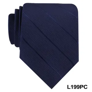 Gravata de seda multipadrão para homens, gravatas de seda sólidas e personalizadas, colorida, brilhante