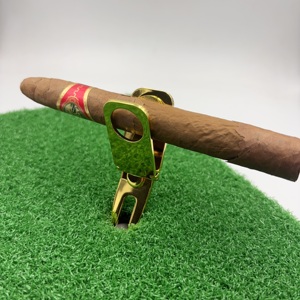 Portasigari da <span class=keywords><strong>Golf</strong></span> Impermeabile <span class=keywords><strong>in</strong></span> Acciaio Marca SY42, Design Brevettato, Finitura Argento e Oro, 3*7cm, Confezione <span class=keywords><strong>in</strong></span> Scatola, Modello con Spina Brasiliana - Product Image 2