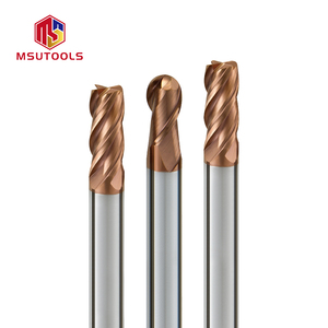 Dao phay đầu cứng toàn phần tùy chỉnh, dao phay <span class=keywords><strong>CNC</strong></span>, dao phay MSU dùng cho kim loại, đầu vuông, đầu cầu, đầu phẳng, HRC, ODM/OEM - Product Image 1