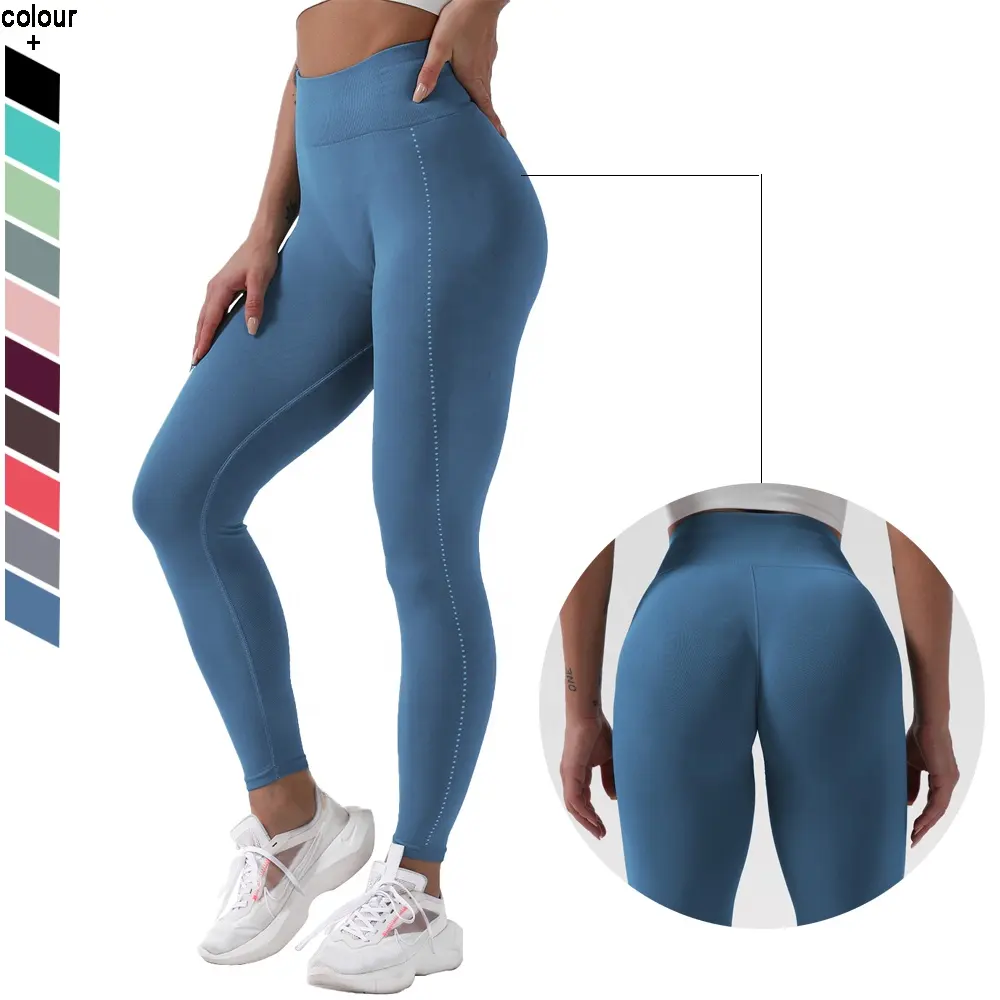Active Wear High Waisted Tights Gym Clothes Fitness Seamless Leggings For Women Workout Yoga pants