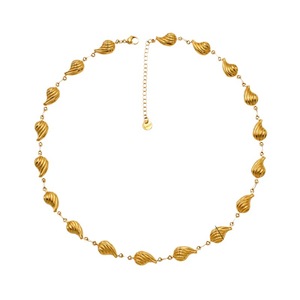 Fashion Charm Bracelet Gold Shell Design Zinc Alloy Jewelry For Women Summer Accessory - Product Image 5