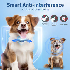 Dispositivos DE CONTROL DE ladridos de choque de vibración de pitido <span class=keywords><strong>Collar</strong></span> antiladridos recargable - Product Image 4