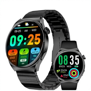 Montre connectée AM05 avec appels Bluetooth, étanche IP68, écran AMOLED <span class=keywords><strong>de</strong></span> 1,43 pouce, assistant vocal IA, unisexe - Product Image 2